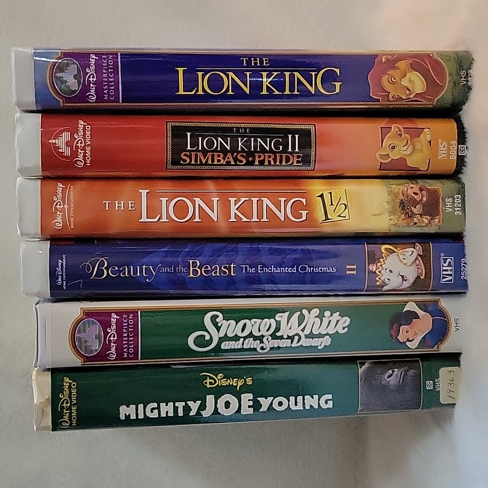 Variety VHS Classic Disney Movies
